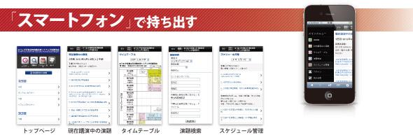 スマートフォンで持ち出す
